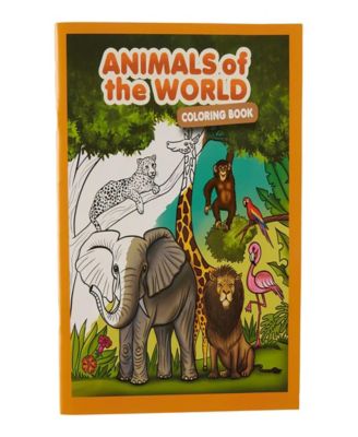 Three Little Twigs Animals Of The World Coloring Books Bundle