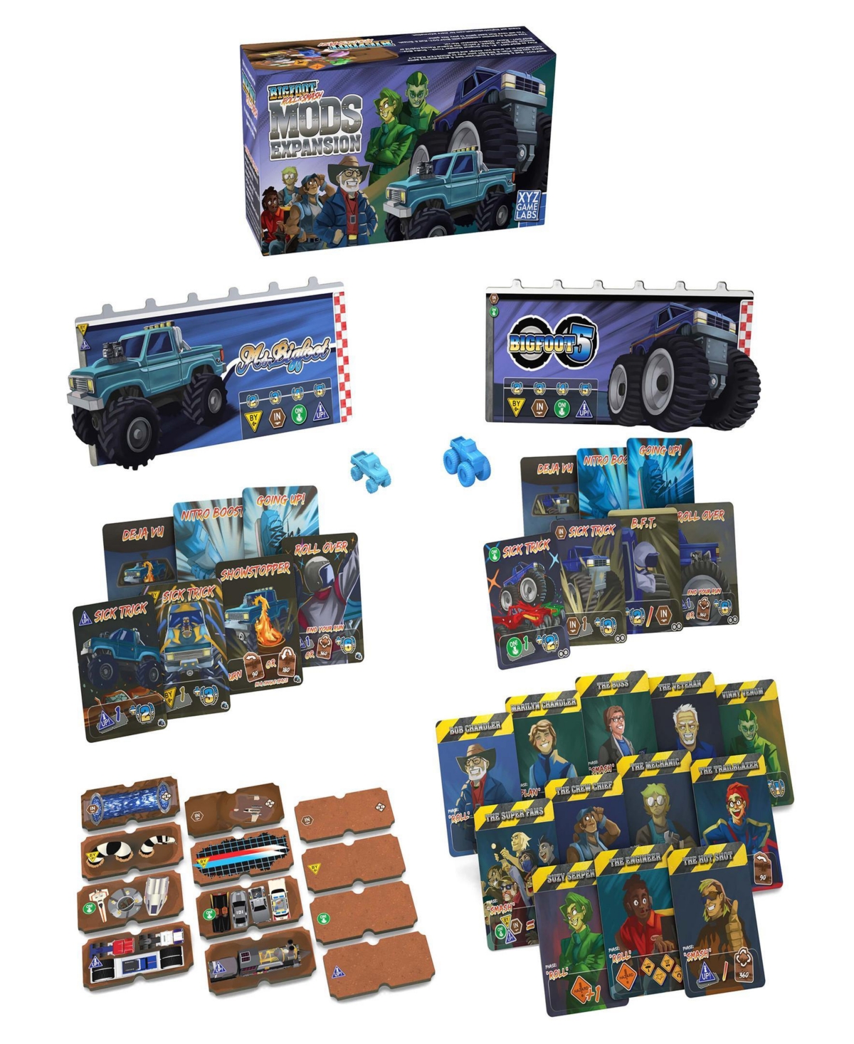 Greater Than Games Xyz Game Labs Bigfoot Roll Smash Mods Expansion Puzzle Game