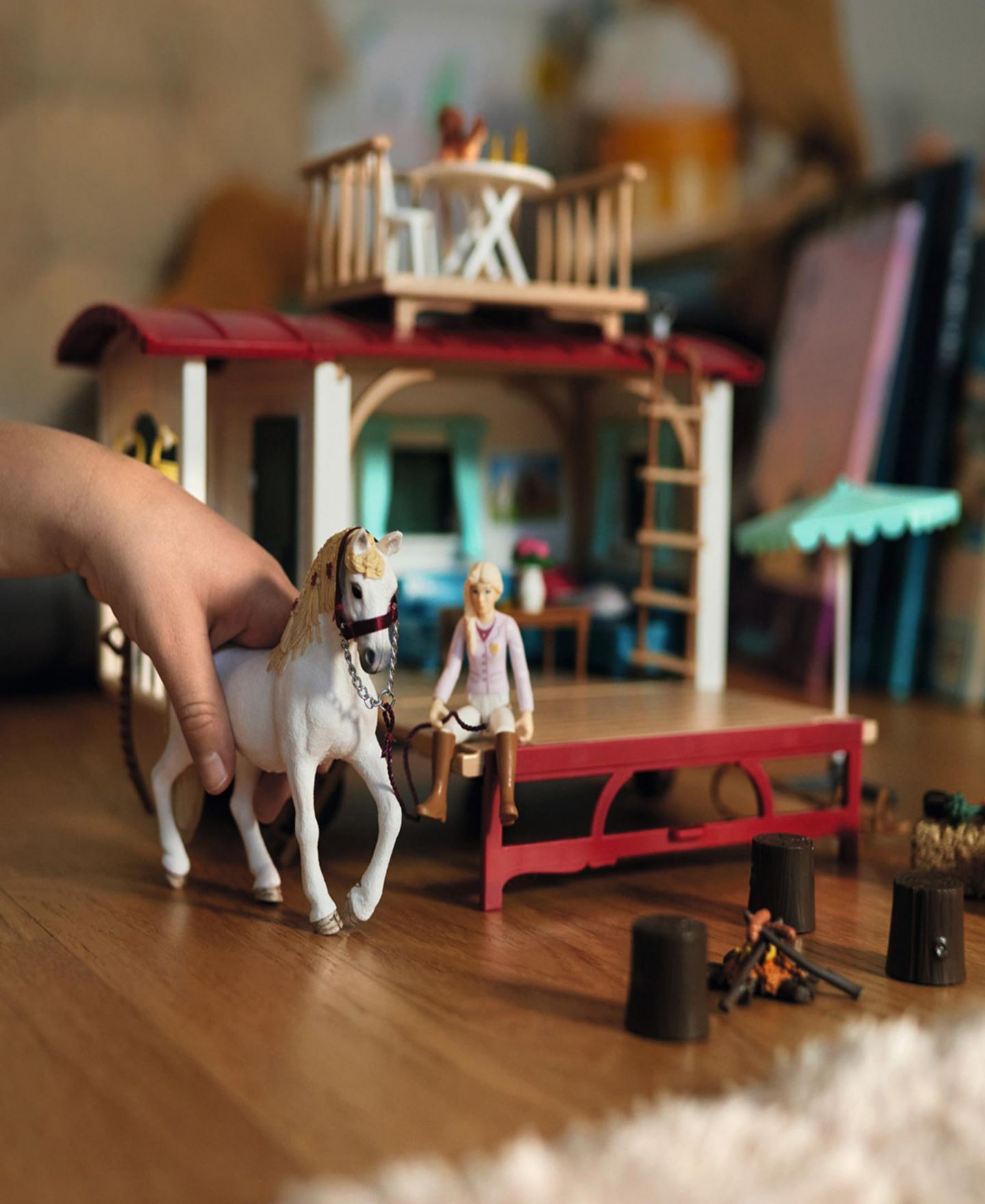 Детская игрушка Schleich Horse Club Caravan For Secret Club Meetings Playset — фото 5