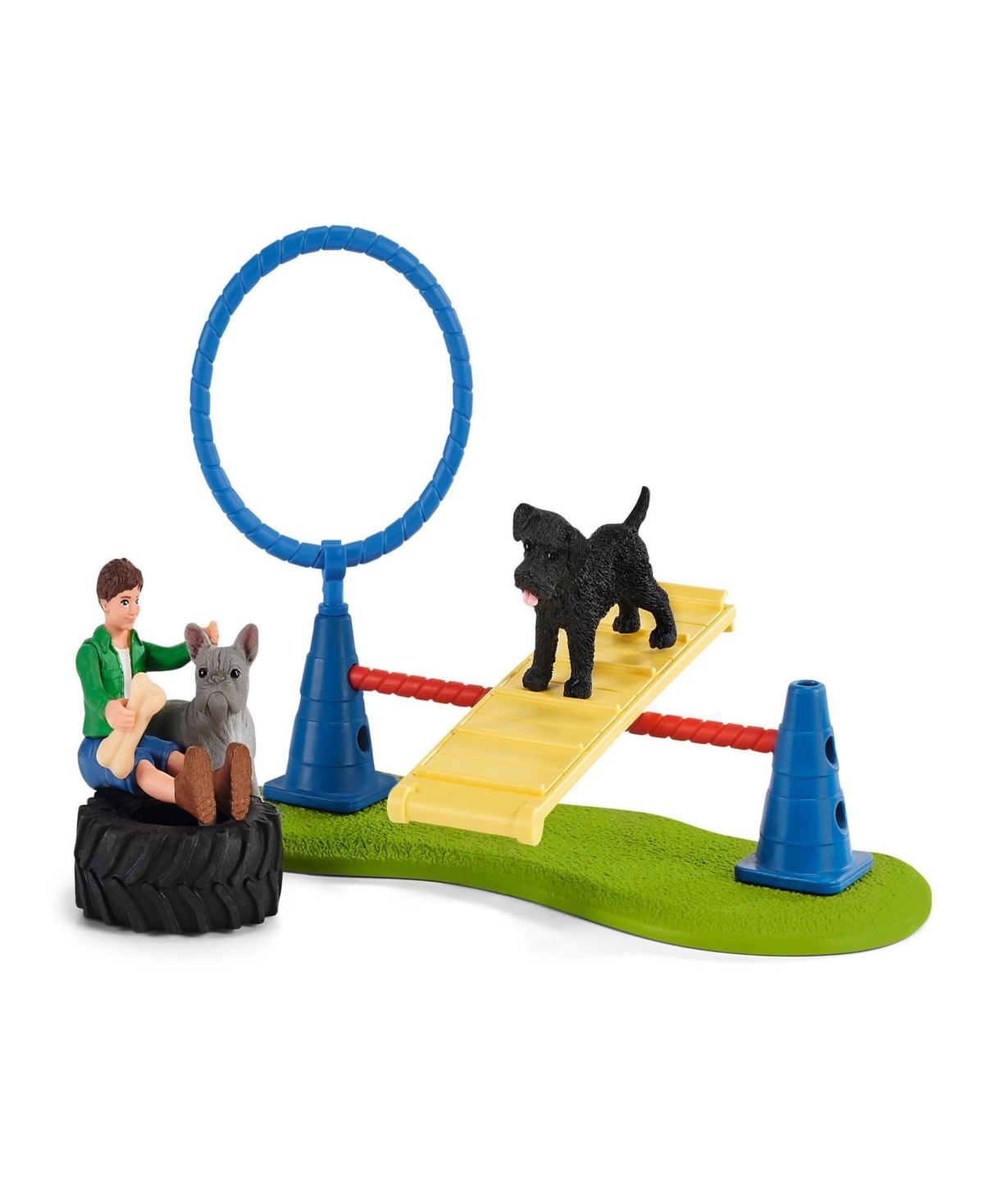 Schleich Farm World Puppy Agility Training Playset In Multi