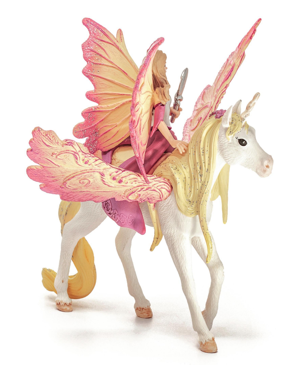 Schleich Bayala Fairy Feya With Pegasus Unicorn Playset In Multi