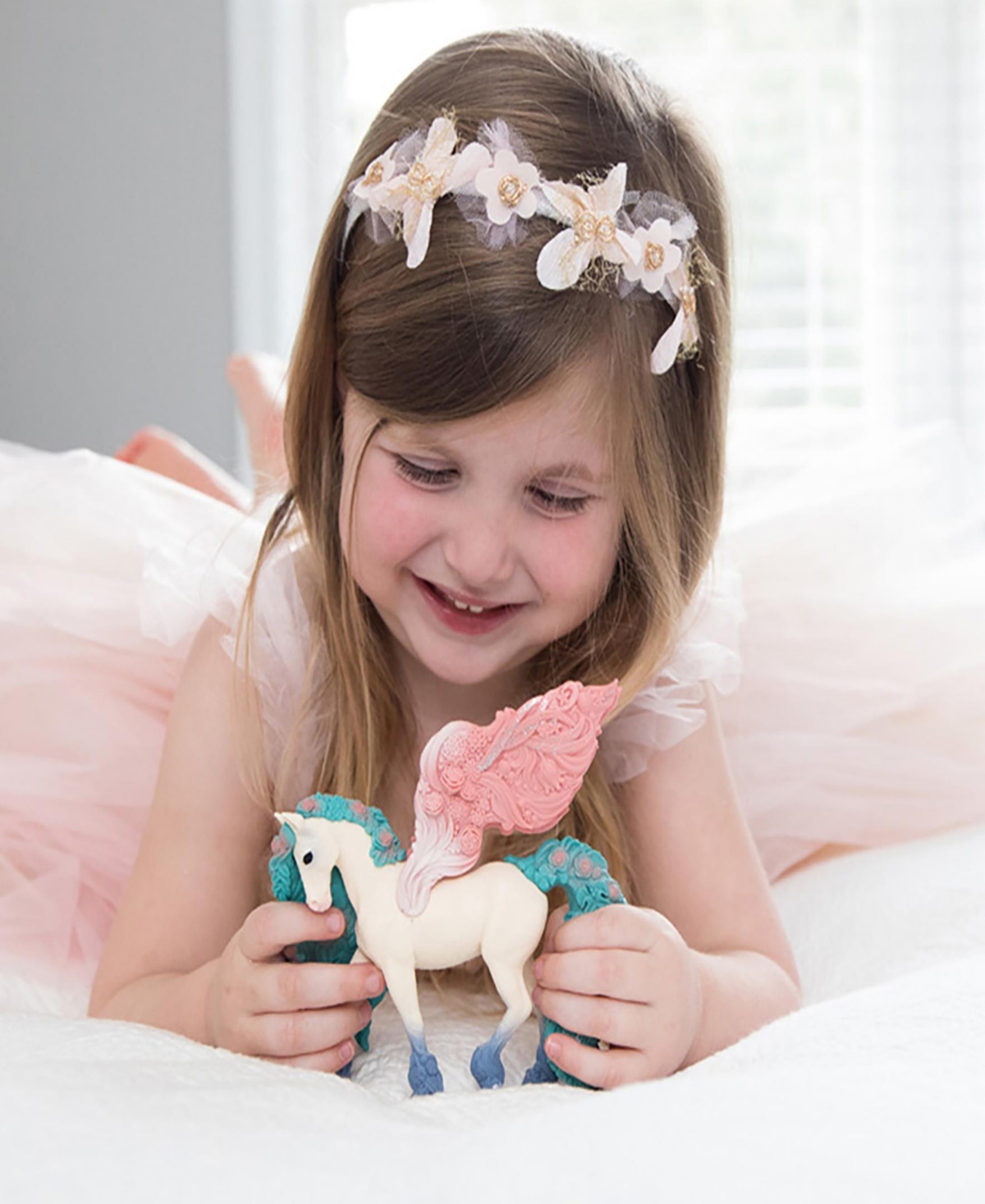 Schleich Bayala Flower Pegasus Magical Figurine In Multi