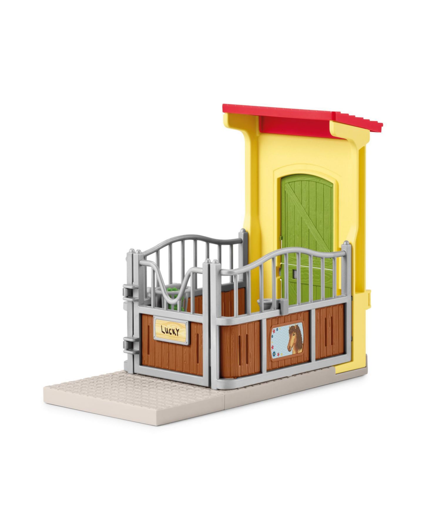 Детский игровой набор Schleich Farm World Iceland Pony Stallion Modular 19-Piece Playset, Ages 3+ — фото 3