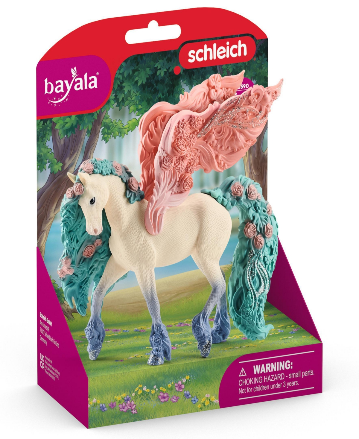 Schleich Bayala Flower Pegasus Magical Figurine In Multi
