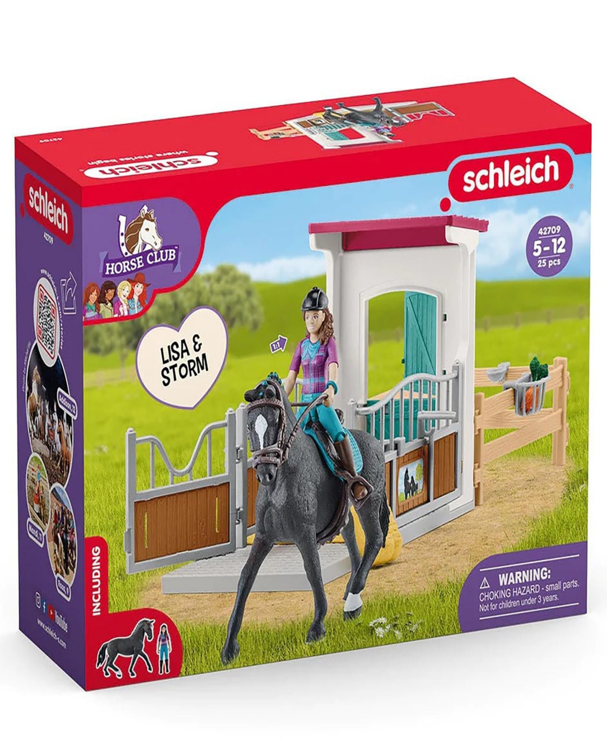 Schleich Horse Club Horse Box - Lisa Storm Figurine Playset
