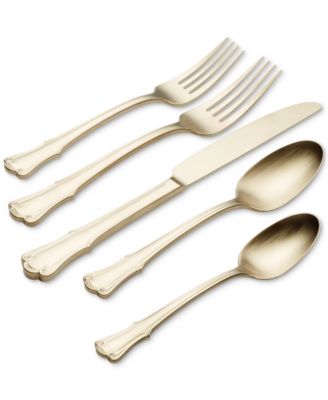 James Street Champagne 20-Pc. Flatware Set, Service for 4