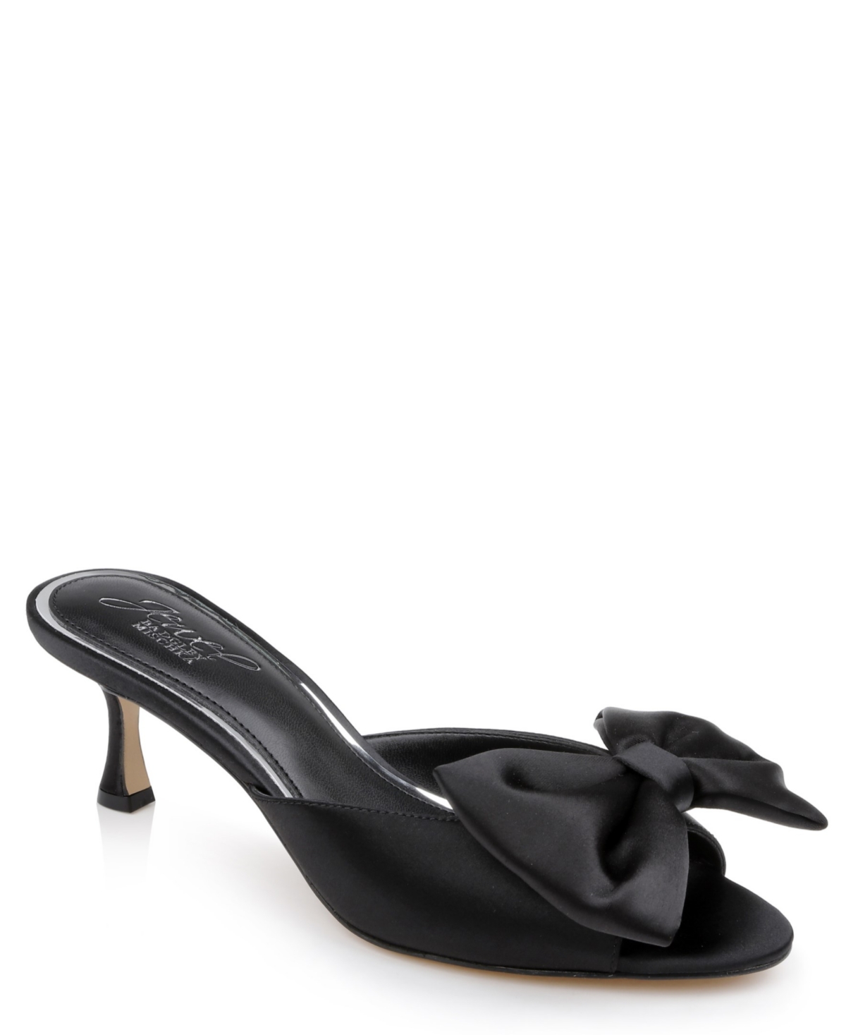 Jewel Badgley Mischka Kora Bow Slide Evening Sandal