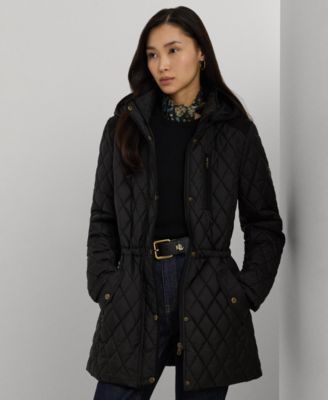 Petite quilted coats best sale