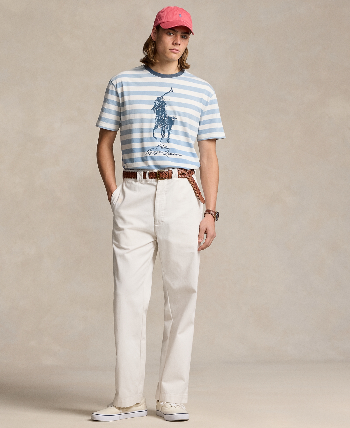 Polo Ralph Lauren Men's Classic-Fit Big Pony Jersey T-Shirt -Nevis