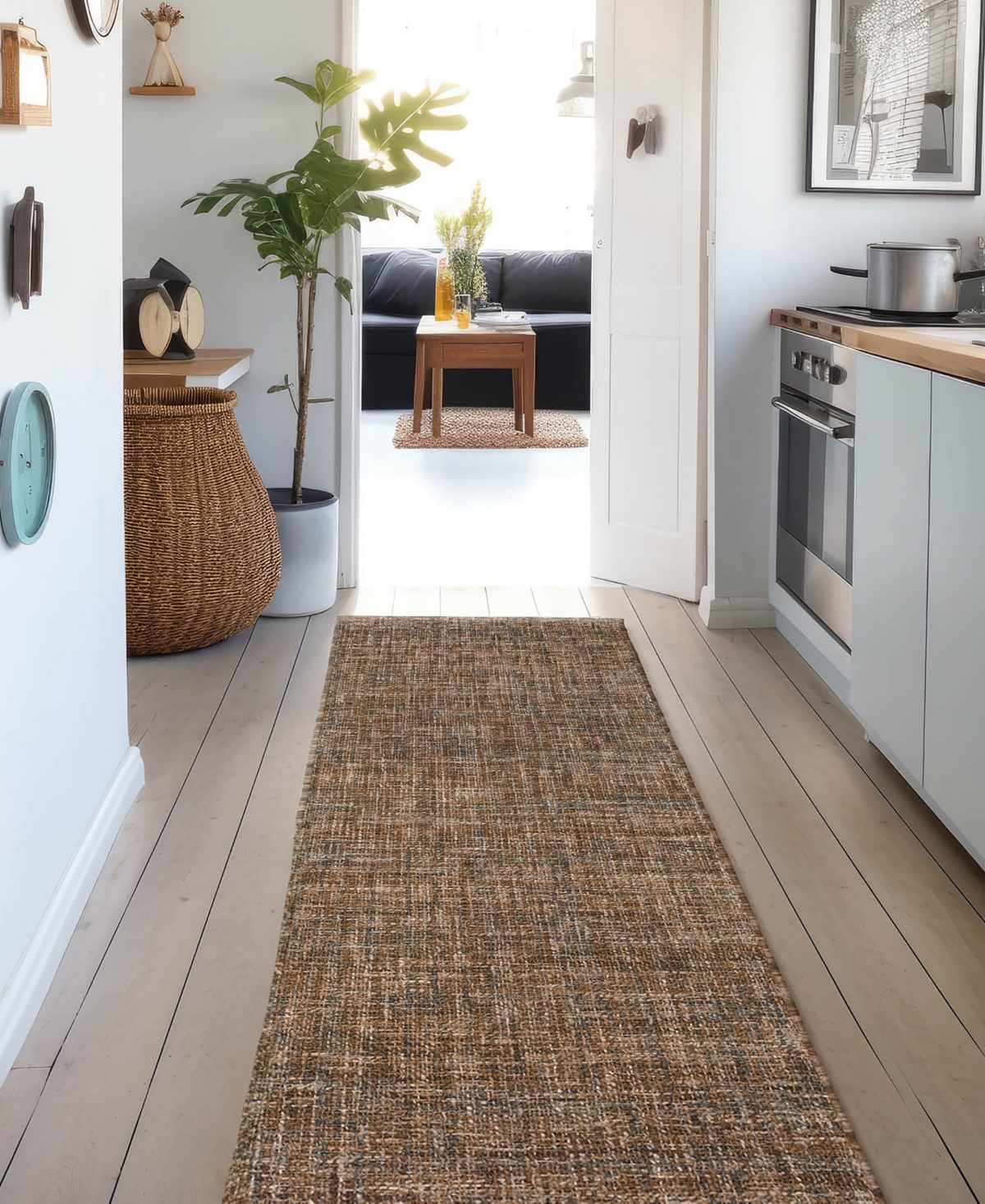 Dalyn Abruzzo Az1 2'3"x7'6" Runner Area Rug In Chocolate