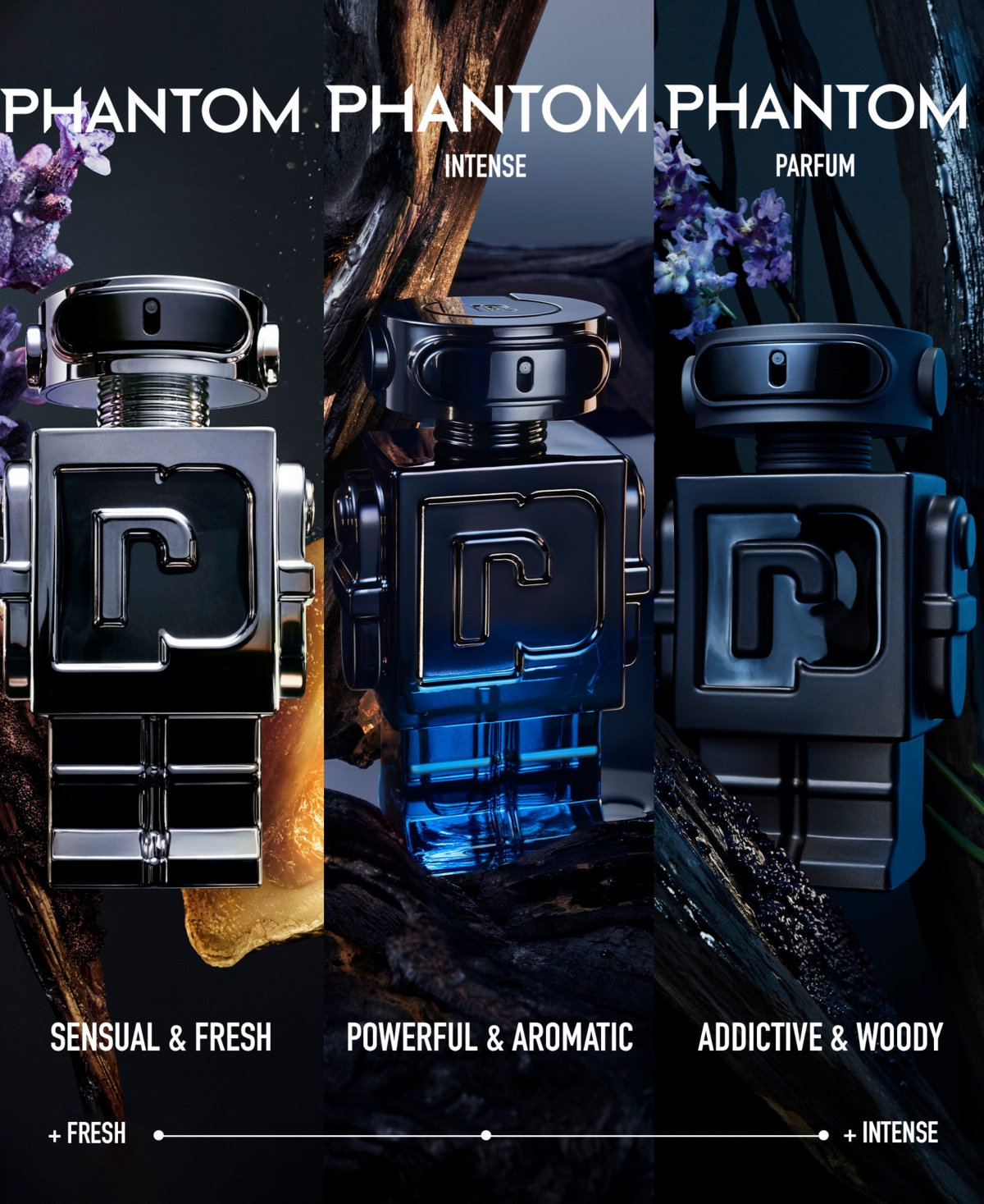 Rabanne Men's Phantom Eau De Parfum Intense Refillable Spray, 5.1 Oz. In No Color