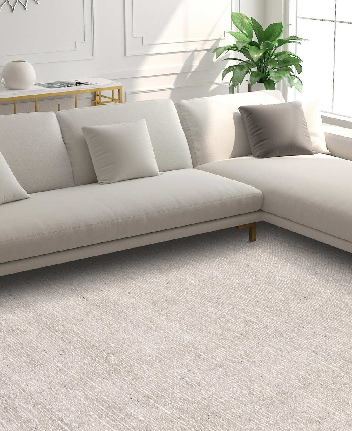 Dalyn Arcata Ac1 2'x3' Area Rug In White