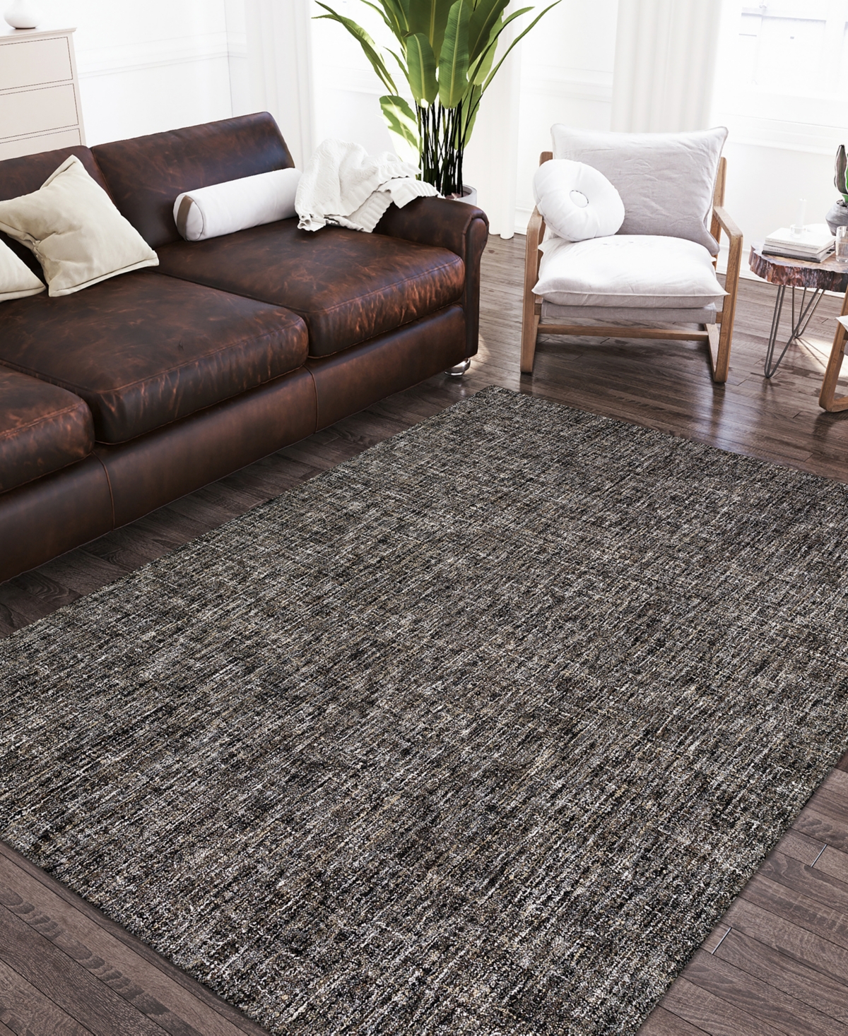 Dalyn Mateo Me1 8'x10' Area Rug In Ebony