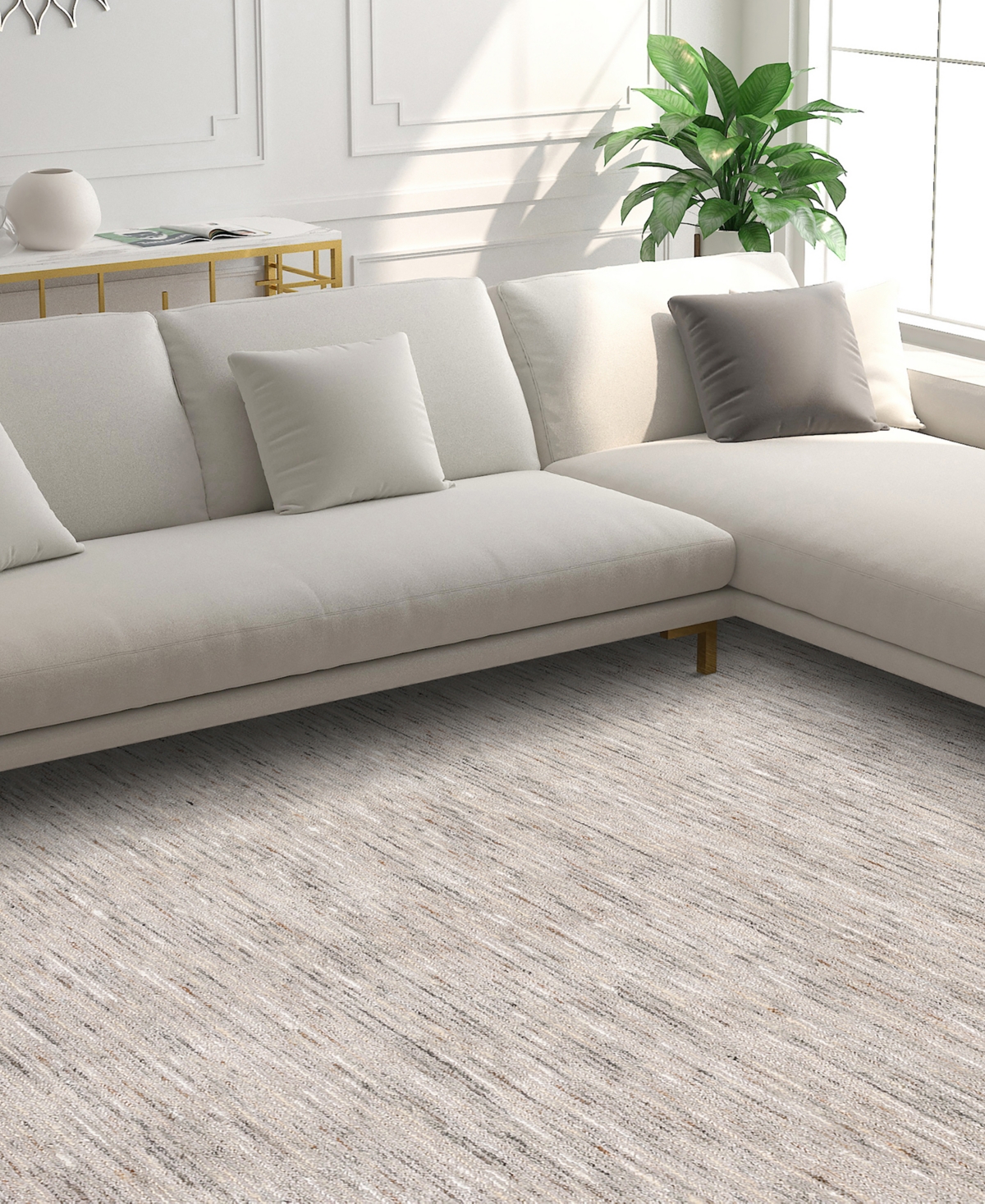 Dalyn Arcata Ac1 8'x10' Area Rug In Putty