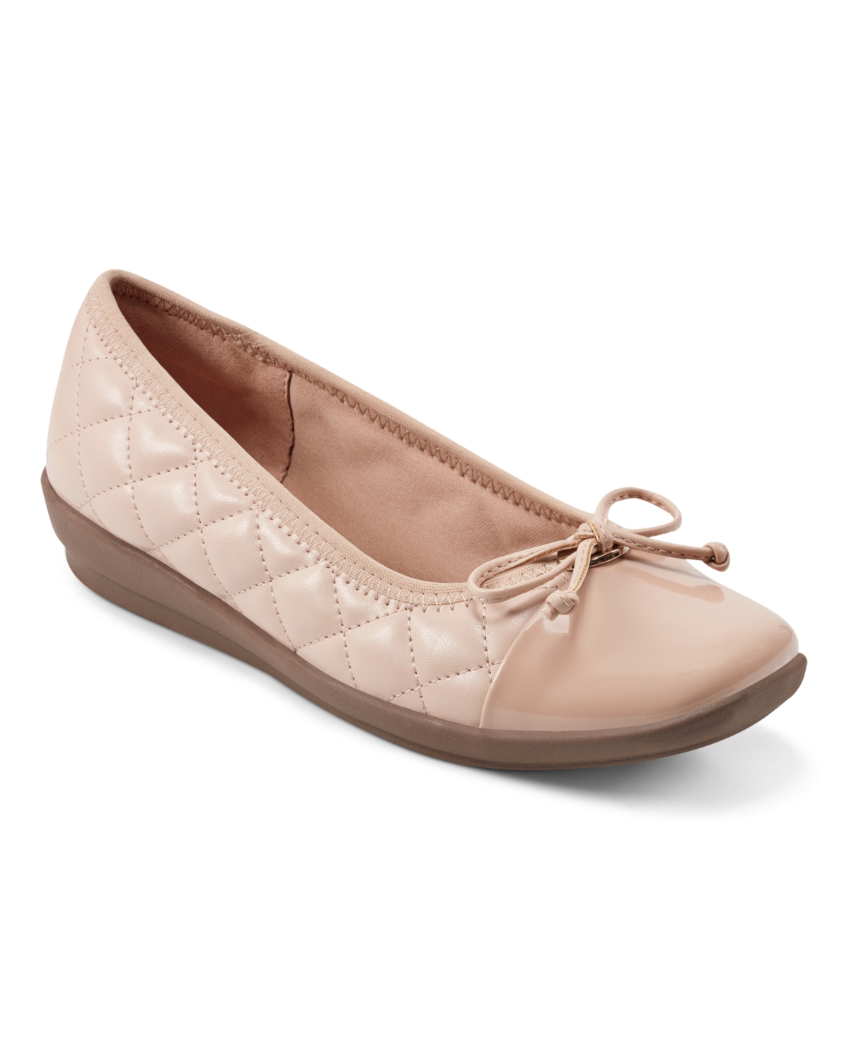 Easy Spirit Women's Adrina Slip-on Casual Ballet Flats In Light Natural