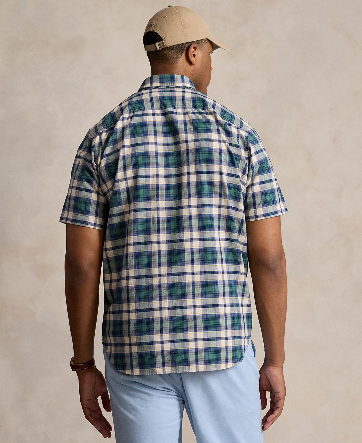 Polo Ralph Lauren Men's Big & Tall Plaid Oxford Workshirt