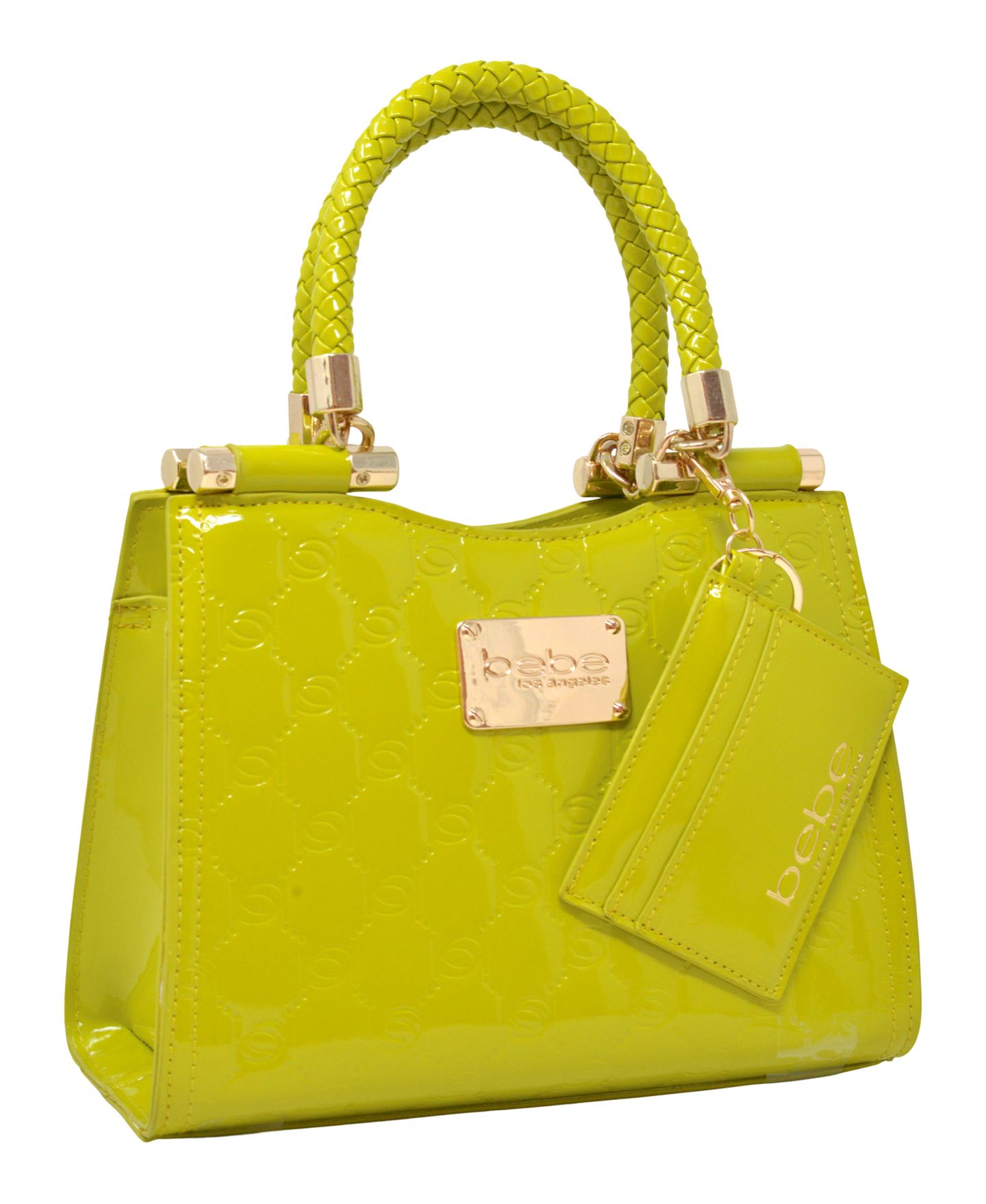 Женская сумка Bebe Dana Monogram Top Handle Crossbody, цвет: Seagrass — фото 3