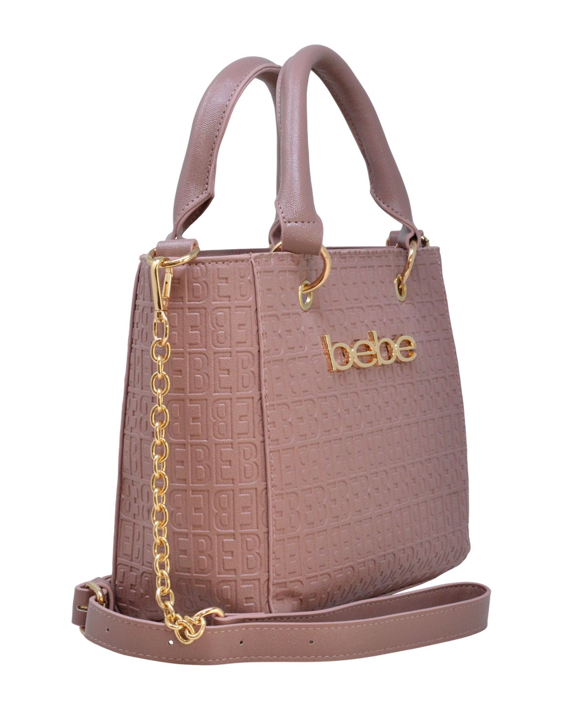 Bebe Celia Embossed Top Handle Crossbody Bag - Storm Grey | Smart Closet