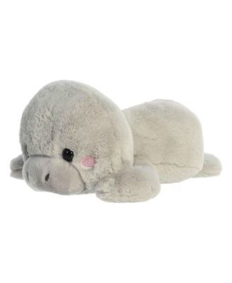 Small Millie Manatee Too Cute Playful Plush Toy Gray 9.5"