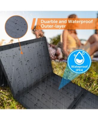 Portable Power Station: 320W, 298Wh/93120mAh &amp; 40W Solar Panel - Combo