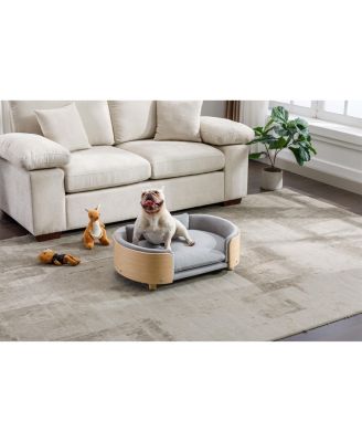 Modern Luxury Dog Bed Premium Pet Furniture with Removable Cushion