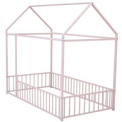 Streamdale Twin Metal Bed with Fence