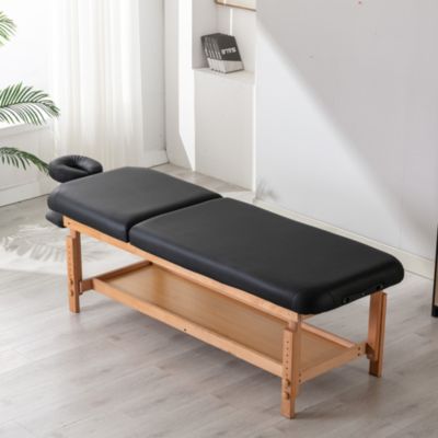 Hengmign Stationary Massage Table Treatment Clincal Beauty Bed PU Spa Bed