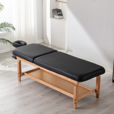Hengmign Stationary Massage Table Treatment Clincal Beauty Bed PU Spa Bed