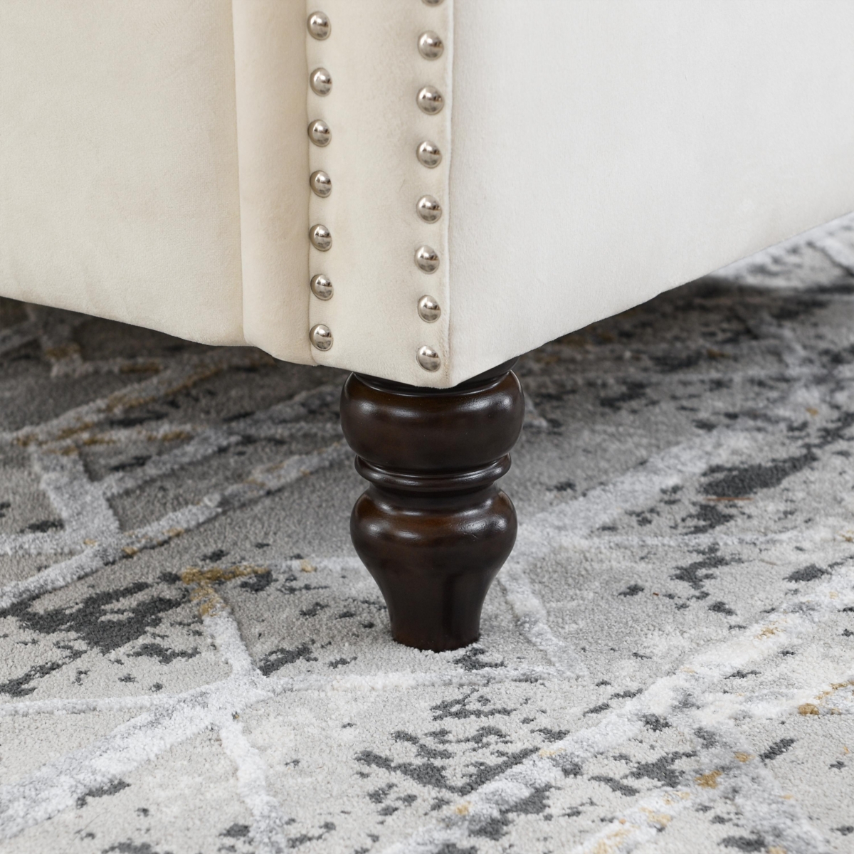 Streamdale 3-seater + 3-seater Combination sofa.Beige Velvet W834S00065