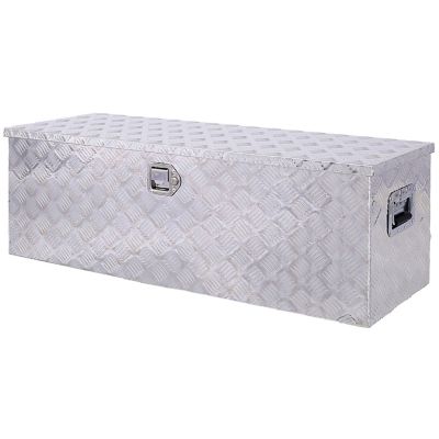  48"(L) x 15"(W) x 15"(H) Premium Aluminum Tool Box for Trucks, Trailers, and Garages