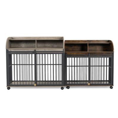 Streamdale Chic Dog House Furniture-Style Crate with Storage