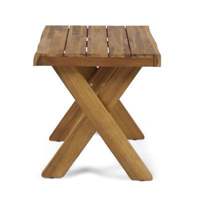 Streamdale Sandblast Acacia Wood Outdoor Side Table