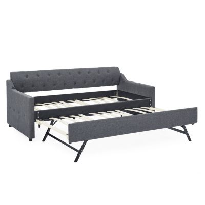 Streamdale Tufted Daybed with Trundle and USB