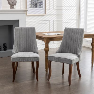 Luxurious Back Dining Chairs with High Backrest for Comfort