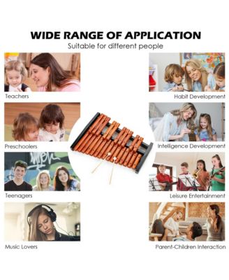 25 Note Xylophone Wooden Percussion Educational Instrument