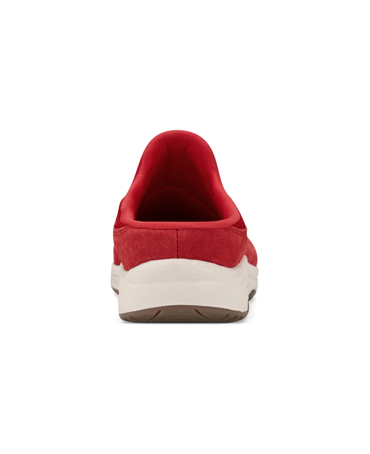 Shop Easy Spirit Women's Travel Time Slip-on Walking Mules In Red Floral Suede