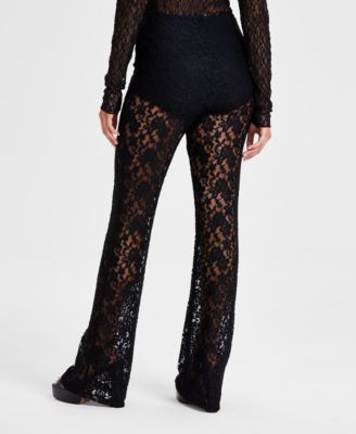 新品Lace Fabric Flare Pants/MAISON SPECIAL Lace Fabric Flare Pants