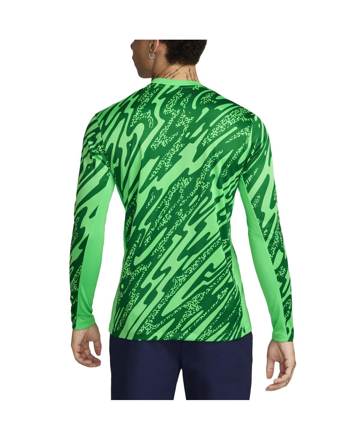 Nike Men'sParis Saint-Germain 2024/25 Goalkeeper Replica Stadium Long Sleeve Jersey - Green