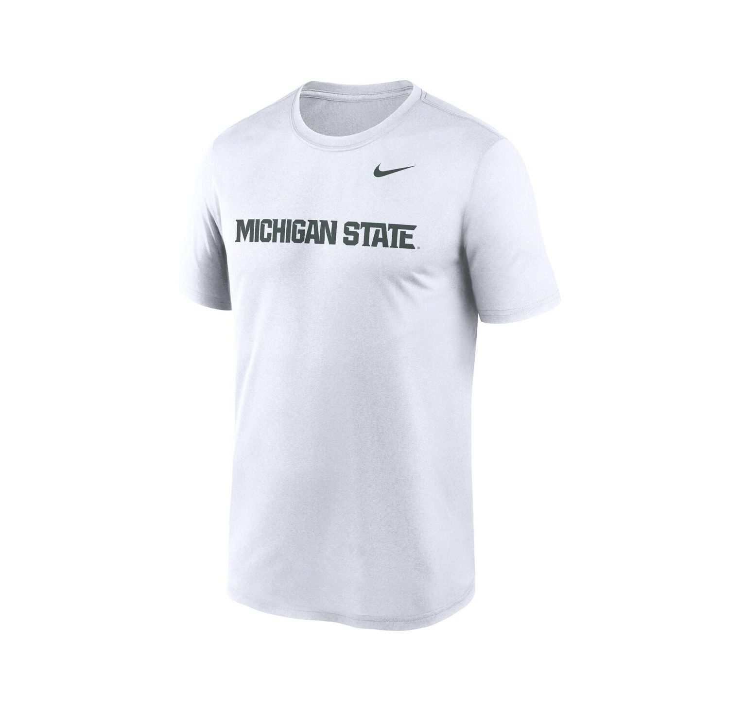 Men's White Michigan State Spartans Primetime Legend Wordmark T-Shirt