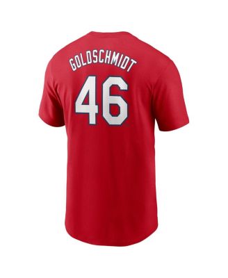 Men's Paul Goldschmidt Red St. Louis Cardinals 2024 City Connect Fuse Name Number T-Shirt