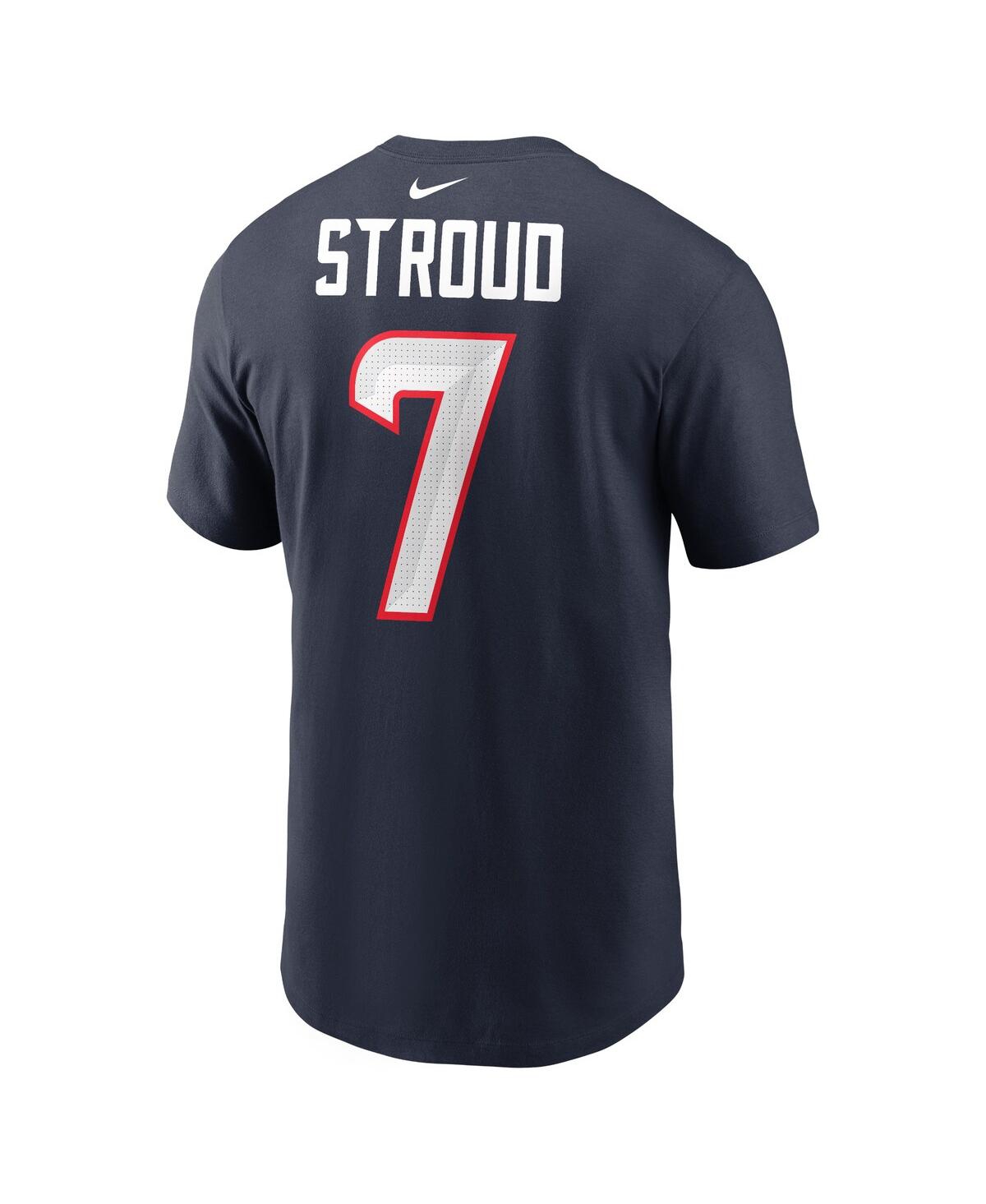 Nike Little Boys And Girls  C.j. Stroud Navy Houston Texans Player Name And Number T-shirt In Navy