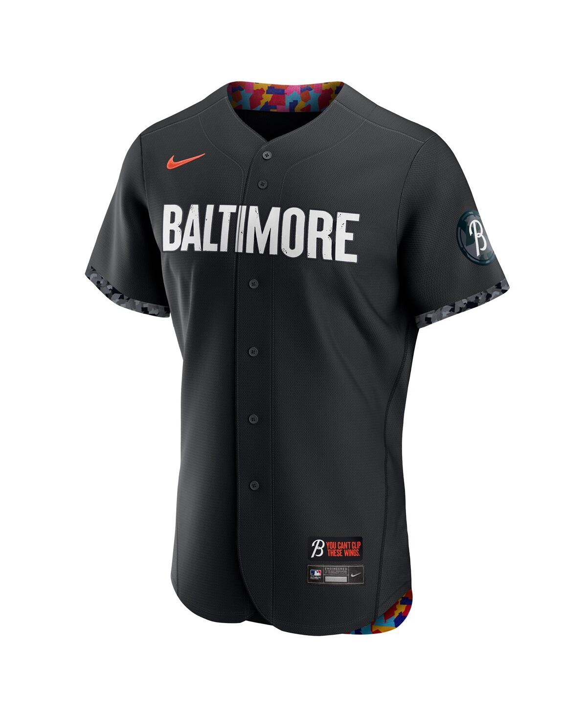 Nike Men's Jackson HollidayBaltimore Orioles City Connect Authentic Player Jersey - Black
