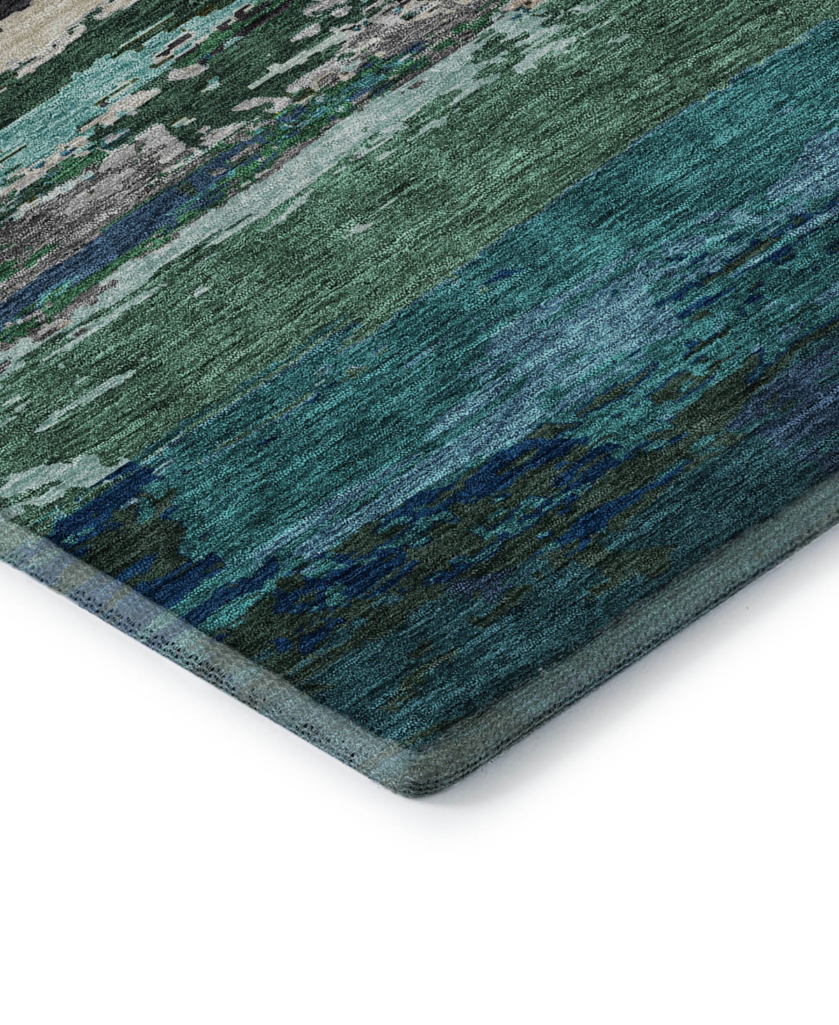 Dalyn Trevi Washable Tv8 8'x10' Area Rug In Teal