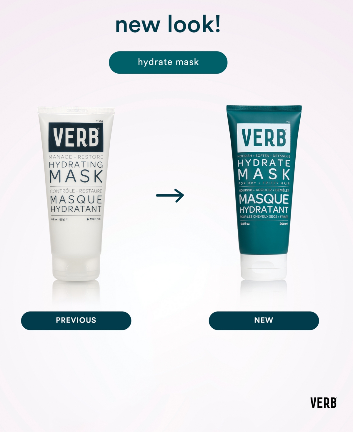 Verb Hydrate Mask, 6.8 Oz. In No Color