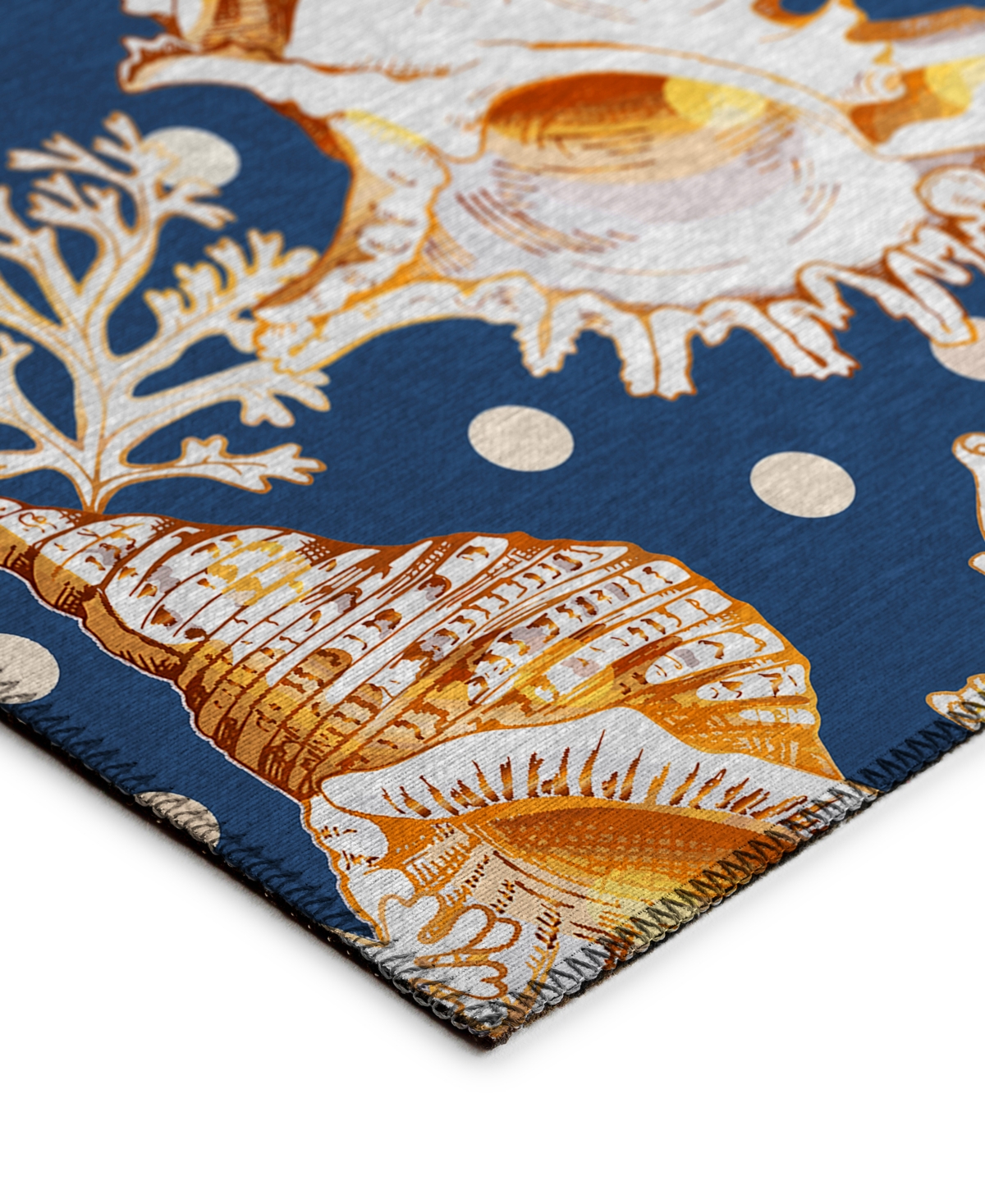 Dalyn Seabreeze Sz6 9'x12' Area Rug In Navy