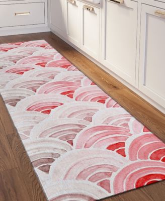 Seabreeze Washable SZ5 2'3x7'6 Runner Area Rug