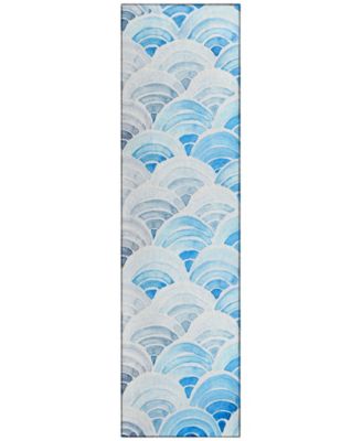 Seabreeze Washable SZ5 2'3x7'6 Runner Area Rug
