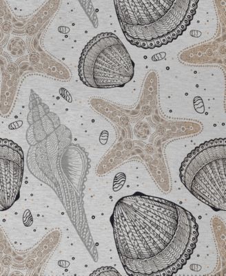 Seabreeze Washable SZ4 2'3x7'6 Runner Area Rug