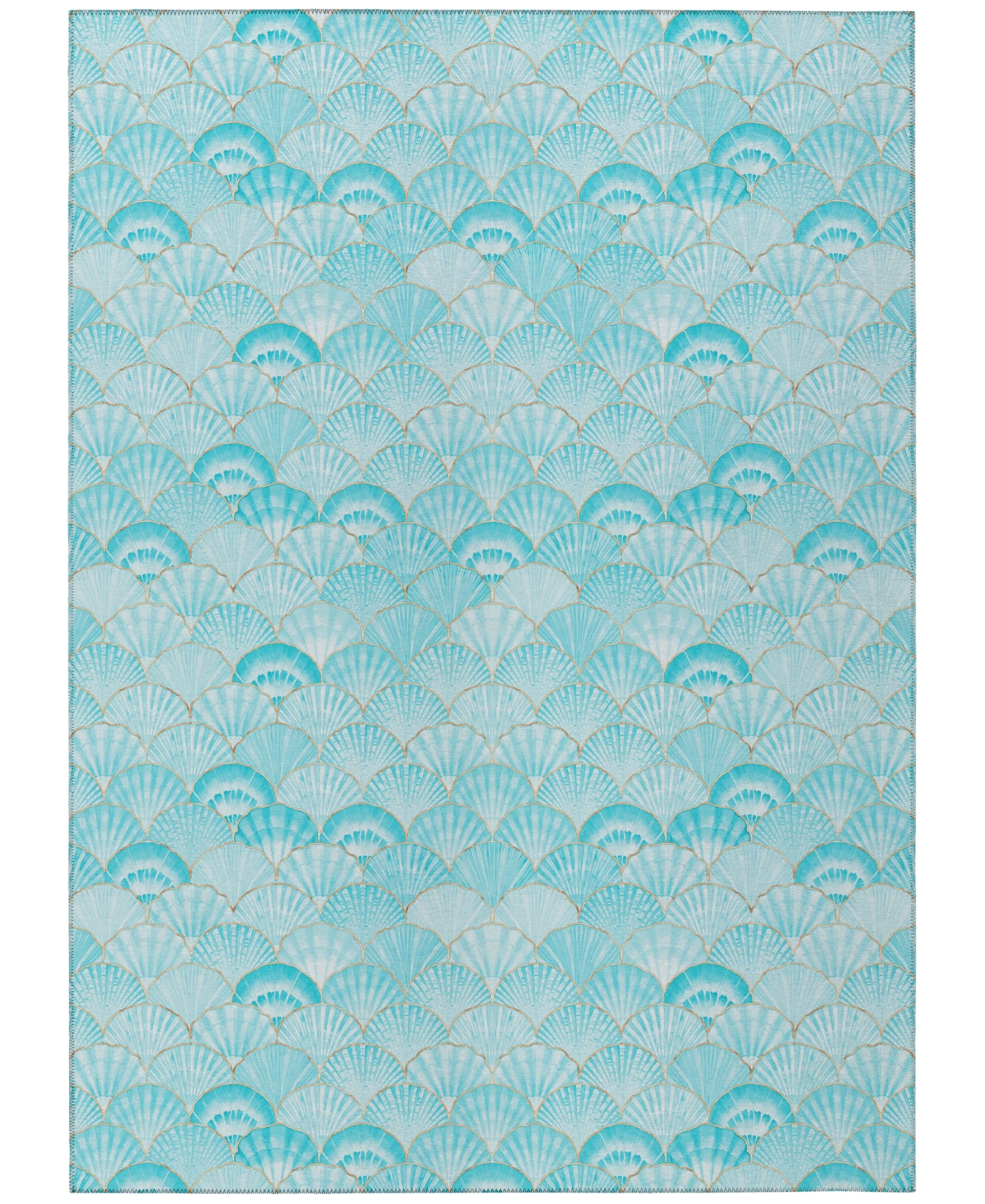 Dalyn Seabreeze Sz2 5'x7'6 Area Rug In Teal