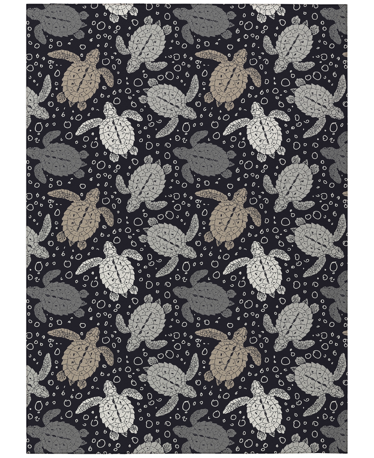 Dalyn Seabreeze Sz13 3'x5' Area Rug In Black
